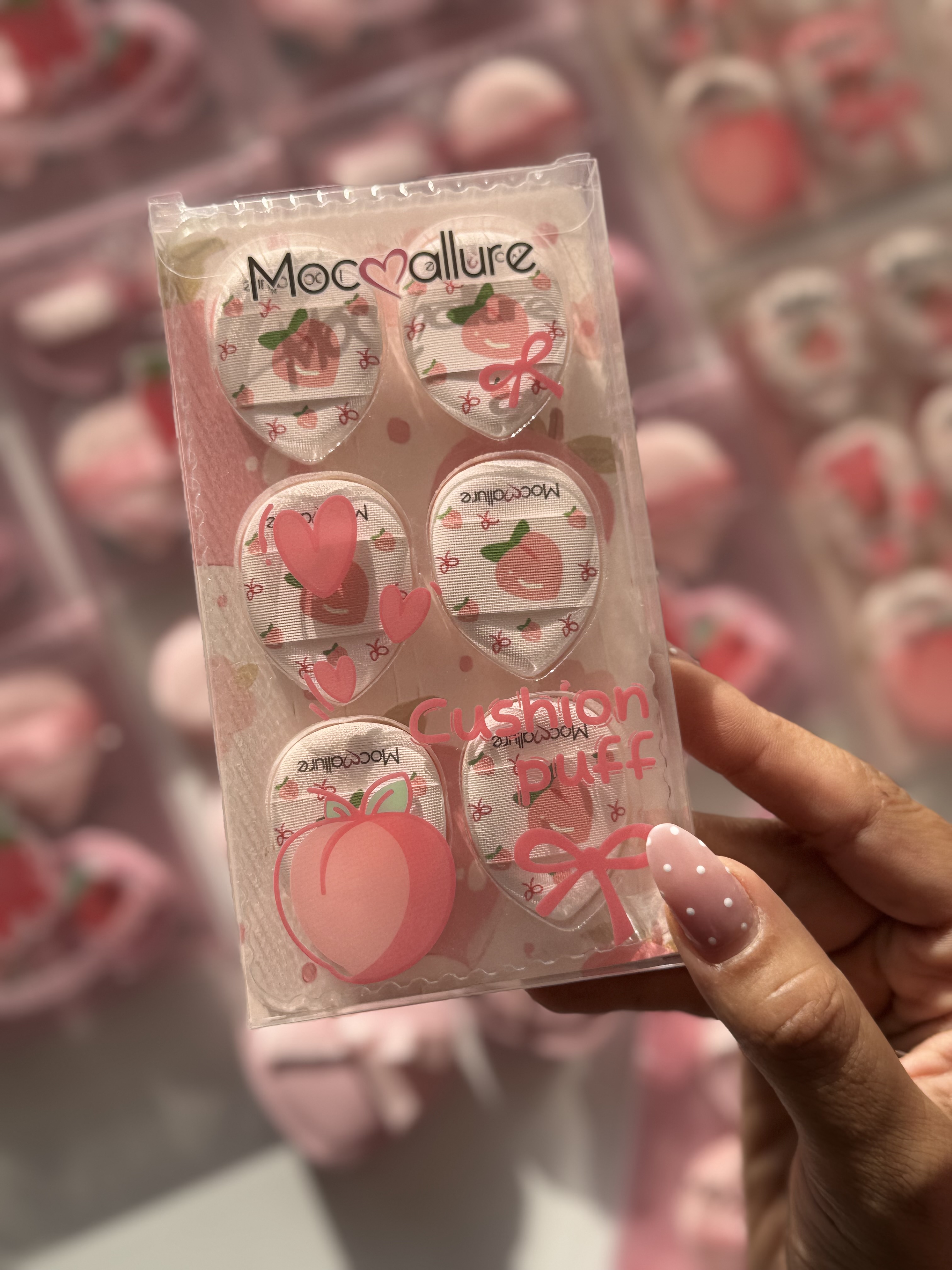 پک ۶ تایی پد انگشتی هلو mocallure