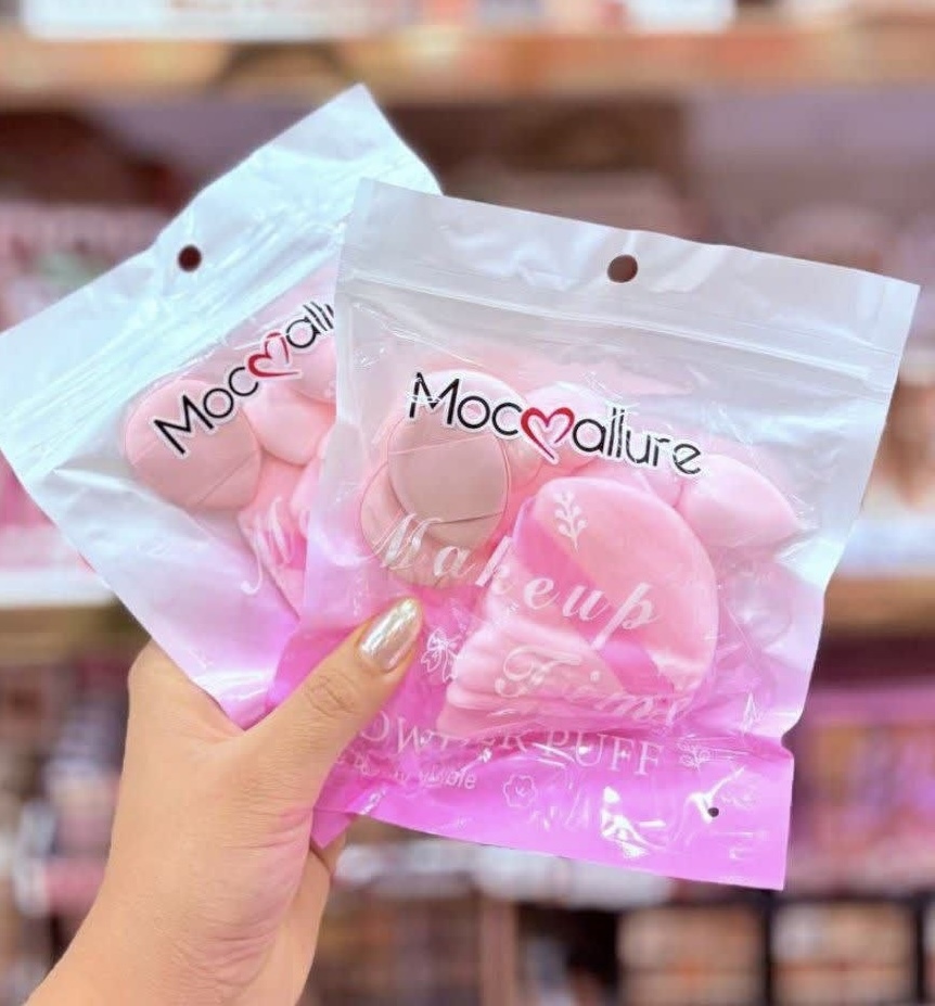 پک ۹ تکه پد های کاربردی صورتی mocallure